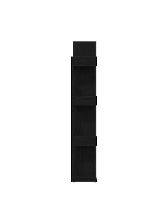 Bookcase Black Oak 48x25.5x140cm