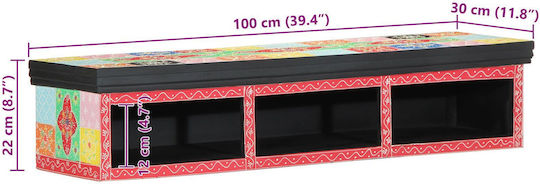 Стенен Многоцветен Рафтове 100x30x22см