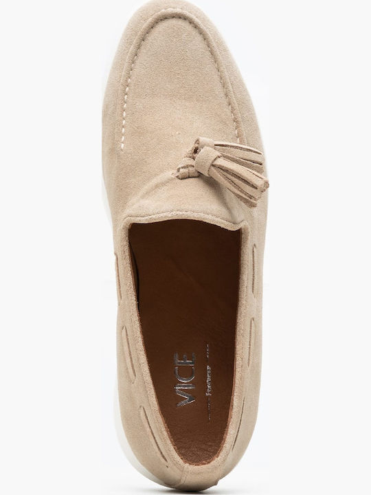 Men's Loafers Beige