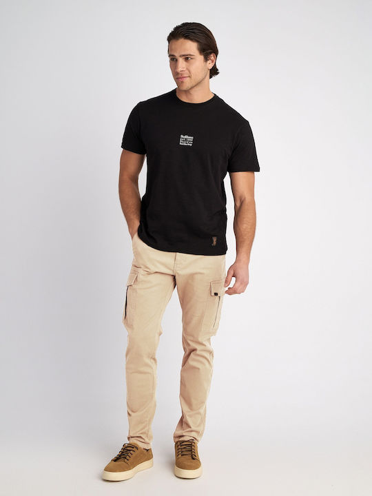 River Trousers Cargo Elastic Beige