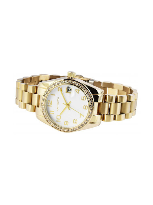 Just Watch Ceas Dama 33mm Baterie Cu Brățară Din Metal Auriu
