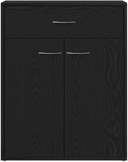 Μπουφές mit Schubladen Black Velvet-Black Metal 60x30x75cm