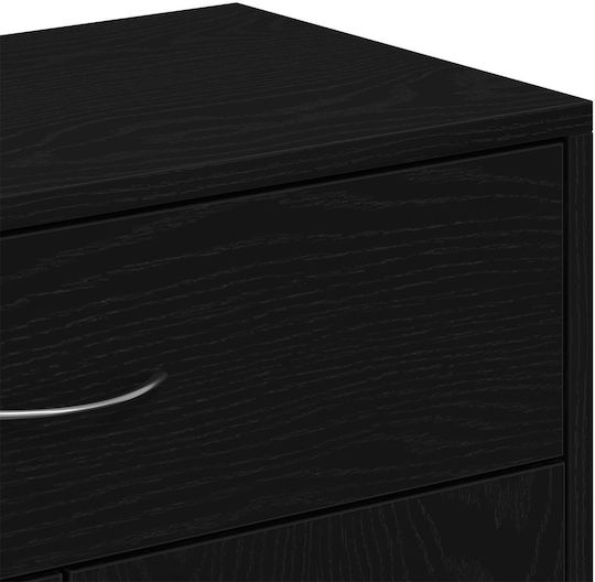 Μπουφές mit Schubladen Black Velvet-Black Metal 60x30x75cm