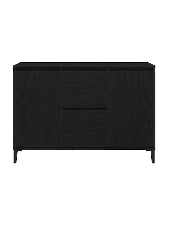 Sideboard made of Solid Wood Black Oak 104x35x70cm