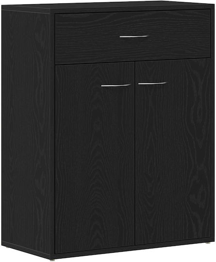 Μπουφές mit Schubladen Black Velvet-Black Metal 60x30x75cm