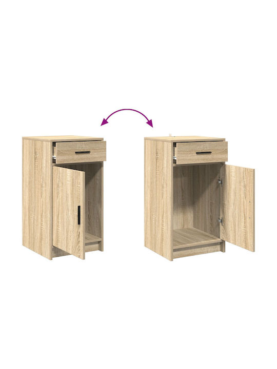 Bodenstehende Schminktisch Schlafzimmer Holz Somana mit Spiegel 78.5x41x135cm