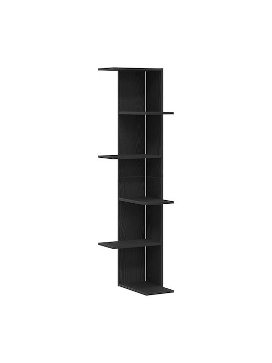 Ъглова Поставка Стенен Black Oak 36.5x36.5x140см.