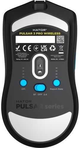 HATOR Pulsar 3 PRO Wireless Gaming Mouse 30000 DPI Black