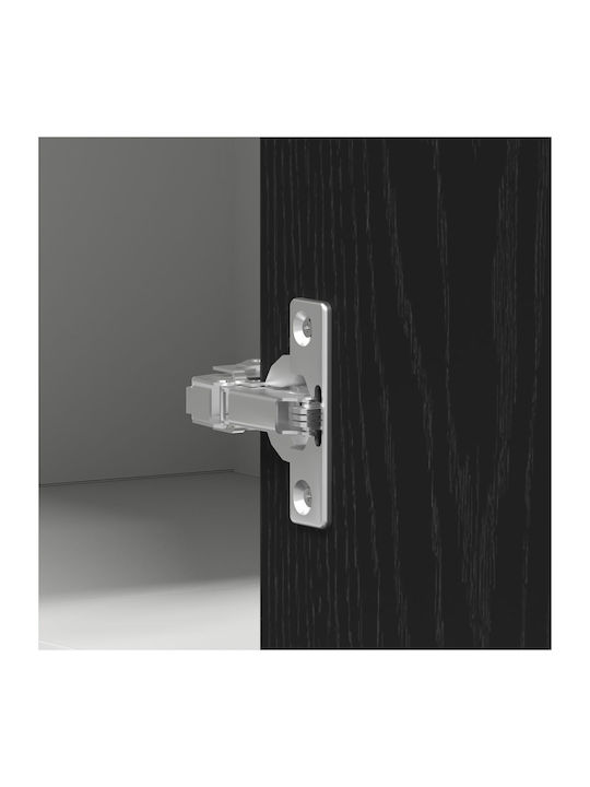 Eckschrank Boden Μαύρο Δρυς 57x57x60cm