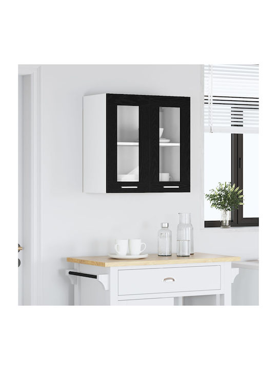 Cabinet Wall Black Oak 60x31x60cm