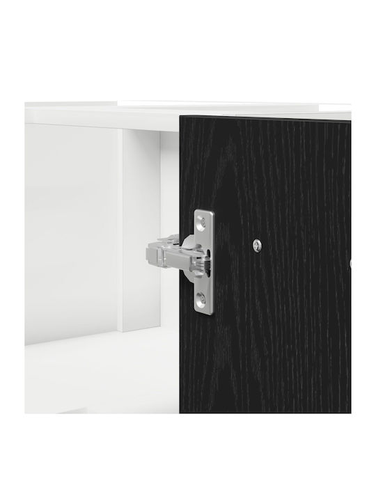 Corner Cabinet Floor Black Oak 75.5x75.5x81.5cm