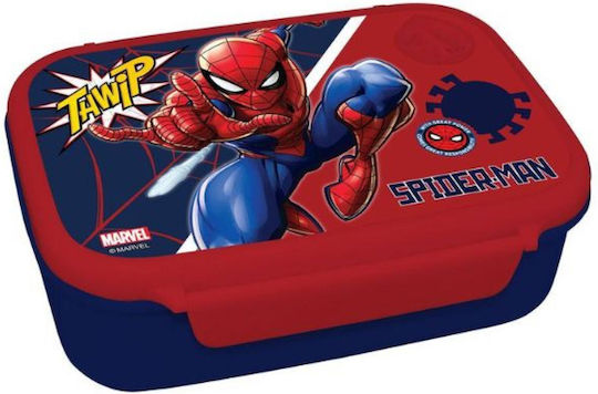Must Team Plastic Kids' Lunch Set Spiderman 0.8lt