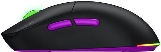 HATOR Quasar 3 ULTRA 8K Ασύρματο RGB Gaming Ποντίκι 30000 DPI Μαύρο