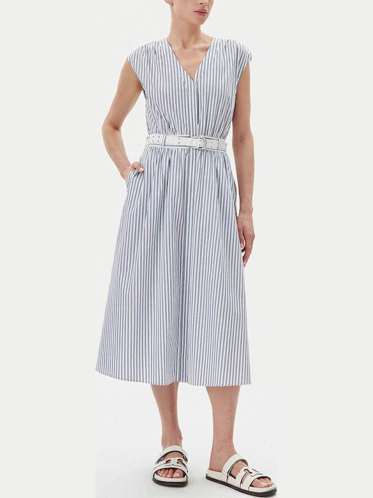 Summer Midi Dress for Wedding / Christening Midnight Blue