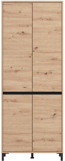 Ξύλινη Παπουτσοθήκη 80x40x205cm