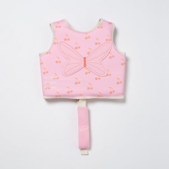 Sunnylife Kids' Swim Vest Cotton Candy Cherry 3-6 Years