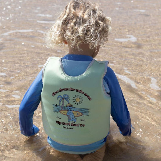 Sunnylife Kids' Swim Vest Shred Turtle Aqua 3-6 Years
