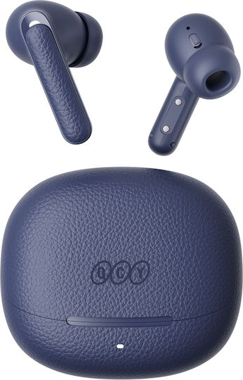 QCY Buds ANC Bluetooth Handsfree Earphones with Sweat Resistance and Charging Case Blue