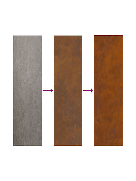 vidaXL Focar În aer liber din metal Maro 80x80x40cm