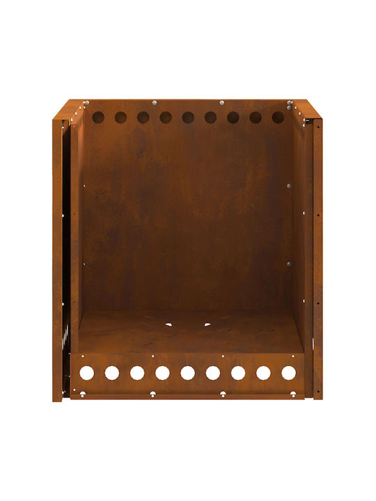 vidaXL Focar În aer liber din metal Gri 48x48x50cm