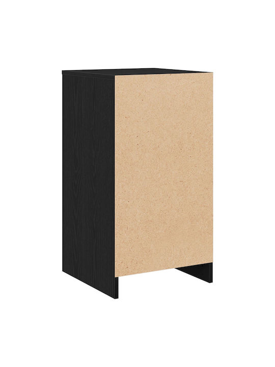 Συρταριέρα Γραφείου Ξύλινη Μαύρη Δρύς 40x41x75cm