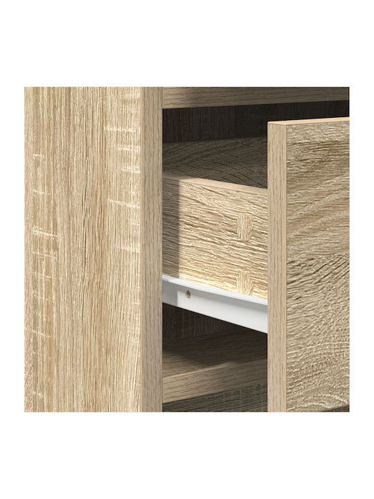 Office Storage Chipboard Drawer Sonoma L40xW41xH75cm