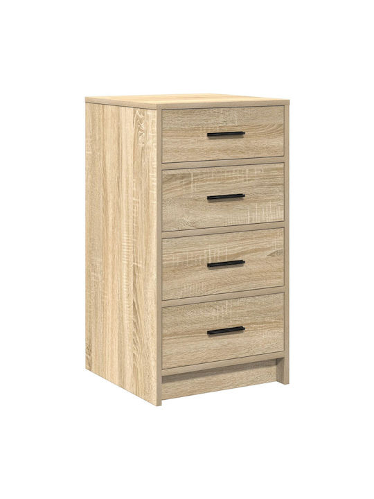 Office Storage Chipboard Drawer Sonoma L40xW41xH75cm