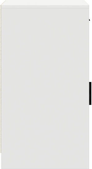 Büroaufbewahrungsschrank aus MDF Weiß 40x41x75cm