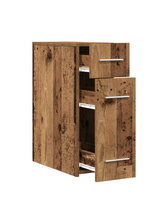 Wooden Office Drawer Old Wood 20x45.5x60cm