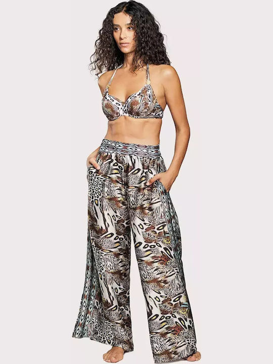 Bikini Bra D Cup With Padding Animal Print