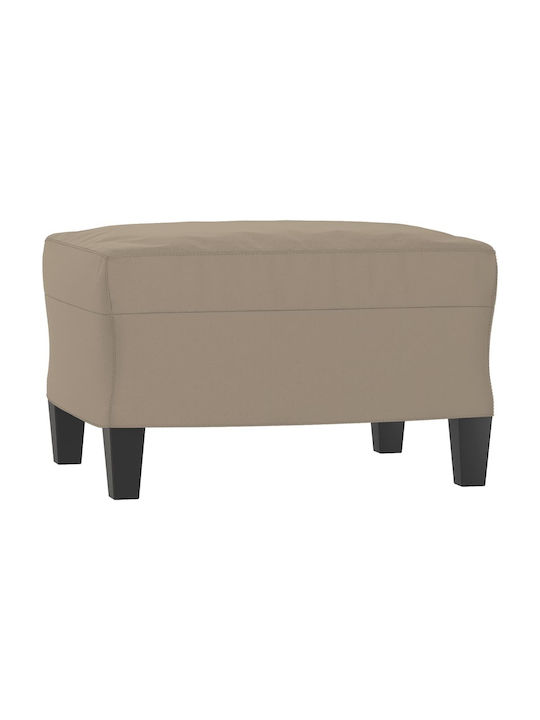Living Room Furniture Set 3-Seater & 2-Seater & Stool Brown