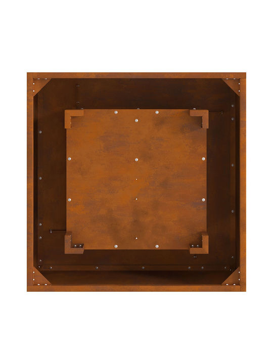 vidaXL Firepit Brown 60x60x30cm