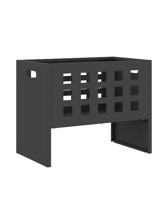 vidaXL Firepit Black 50x30x40cm