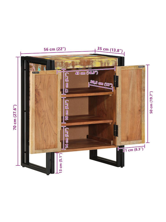 Метален Обувна рафт 30x30x40см