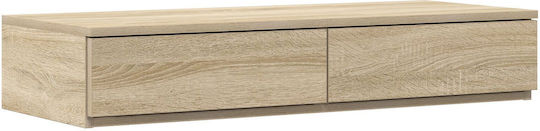 vidaXL Wooden Bed Drawer Orange 100x36.5x16.5cm