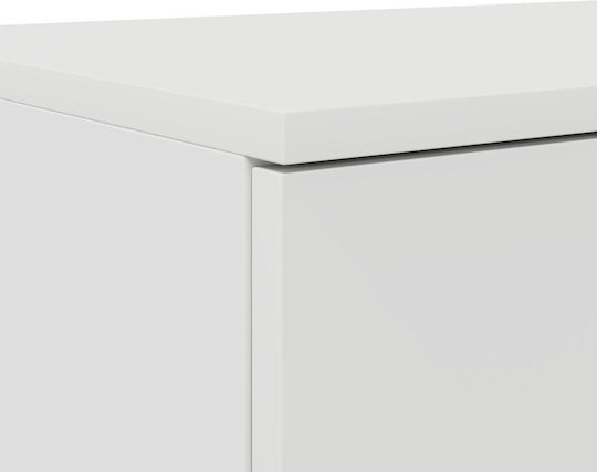 vidaXL Bettkasten aus Holz White 135x36.5x16.5cm