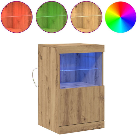 Floor-standing Living Room Display Cabinet with Glass & Lighting 41x37cm Floor-standing Living Room Display Cabinet with Glass & Lighting 41x37cm