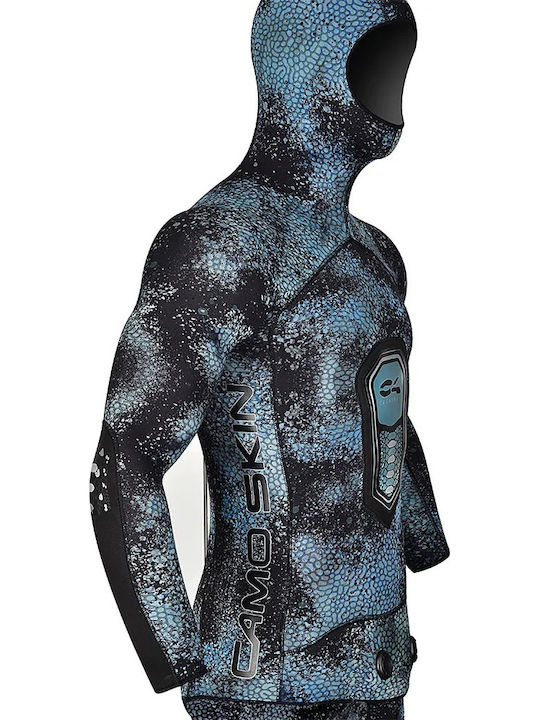 C4 Camo Skin Ocean Divisible Wetsuit Shaved for Speargun Camouflage 3mm