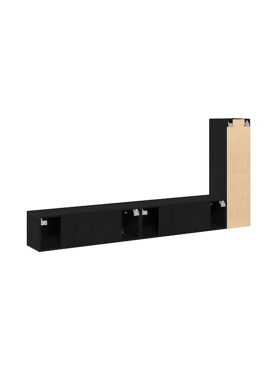 Wohnzimmer TV-Einheit Black Oak L100xB30xH30cm