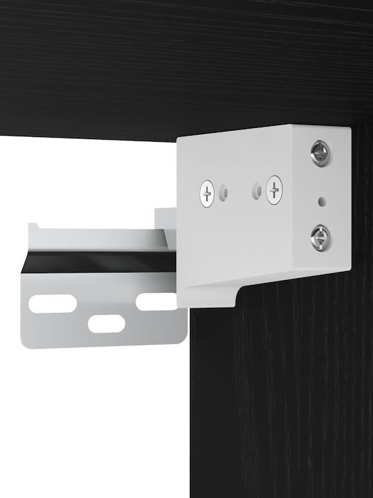 Wohnzimmer TV-Einheit Black Oak L100xB30xH30cm