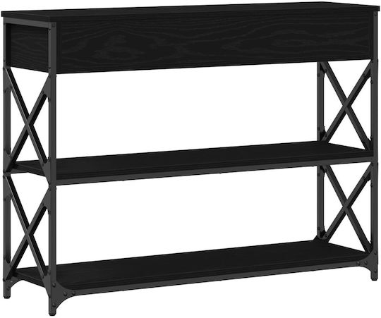 Конзолна маса от Дърво & Метал Black Oak Д100xШ28xВ75cm