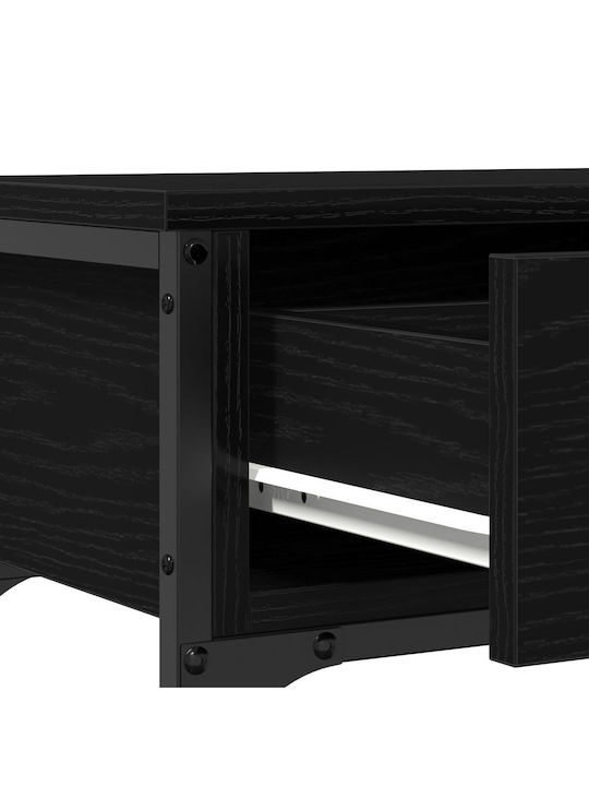 Consolă Black Oak L100xL25xH75buc