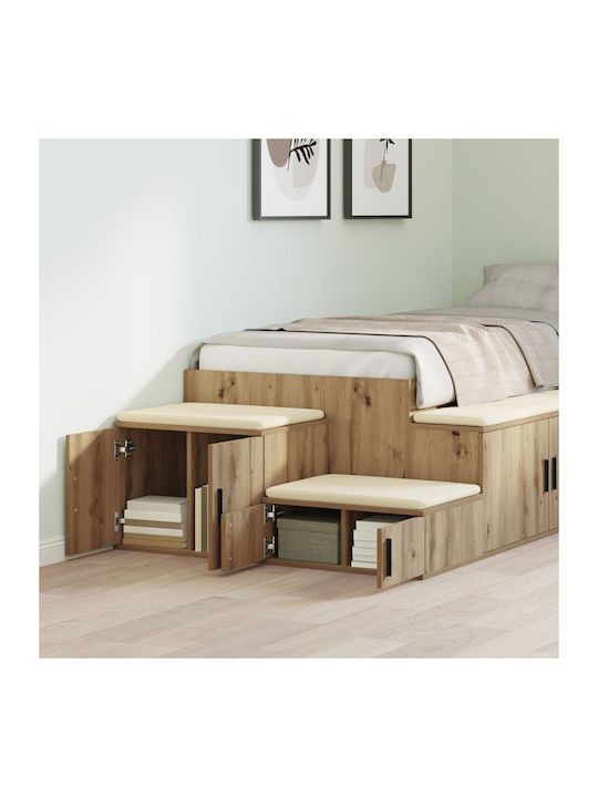 Cabinet Storage Solid Wood L108xW41xH40cm
