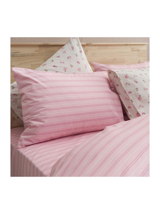 Charalambidis Textiles Duvet Cover Single 160x240 Spring Pink