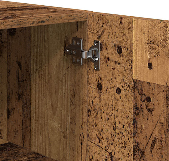 Wall Living Room Cabinet made of Particle Board Old Wood 60x31.5x60cm