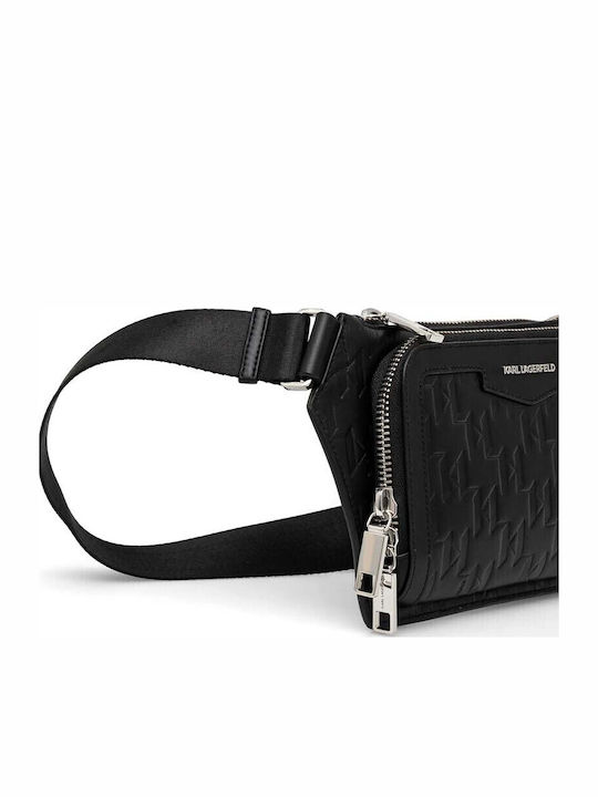 Herren Bum Bag Taille Schwarz