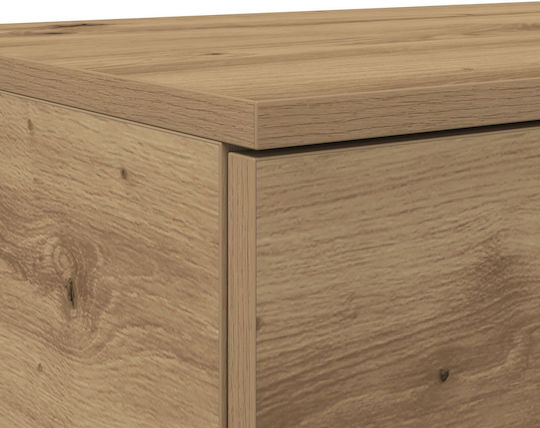 vidaXL Bettkasten aus Holz Oaks 135x36.5x16.5cm