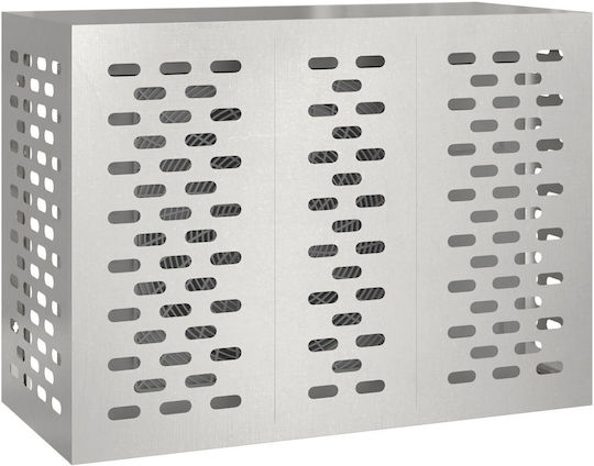 Vidaxl Air Conditioner Cover 110x50x80 cm Stainless Steel