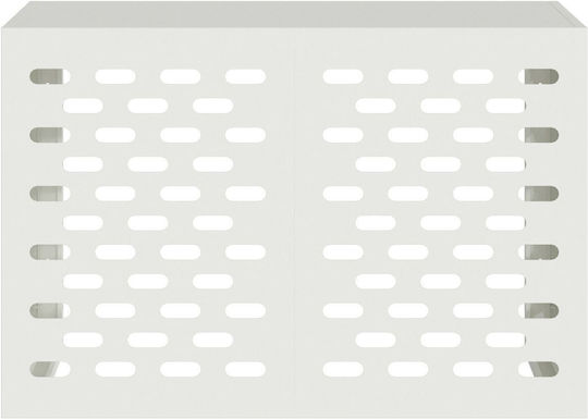Air Conditioner Cover White 90x40x60 Steel