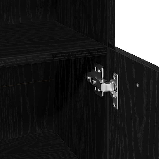 vidaXL Cabinet de baie L30xA30xÎ95cm Stejar